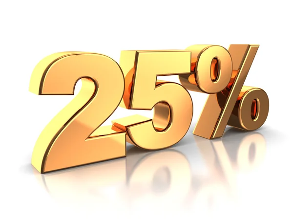 Depositphotos 13620448 Stock Photo 25 Percent